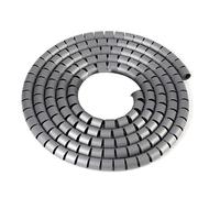 Gaine de câble spiralée, Gaine de protection for câble 1 mètre, disponible en diamètres 8 mm, 10, 16, 22, 28 et 32 mm. Enrouleur spiralé for tube Organisateur câbles(Grey,22mm 1 meter)