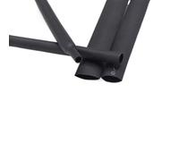 Gaine De Câble Tube thermorétractable de 1 mètre Dia 2 3 4 5 6 7 8 9 10 12 14 16 20 25 30 40 50 mm Manchon câble Thermique en polyoléfine 2: isolé Noir(10mm)