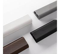 Gaine de câbles autocollante en PVC pour gestion des câbles sous le bureau, installation sans outils, organiseur de fils de grande capacité pour la maison, le bureau et une utilisation commerciale