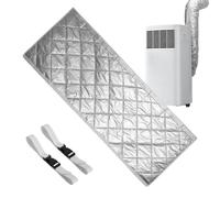 Gaine de canal CA portable - Gaine d'évacuation d'air isolée, bouclier de refroidissement étanche à la poussière, couverture d'aération universelle | Fonction de couche de tissu bloquant la chaleur