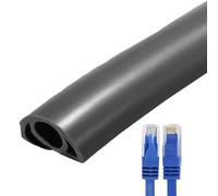Gaine de cordon de sol | Conduit de fil flexible en PVC, protection de câble ignifuge - Cache-cordon autocollant pour la gestion des câbles domestiques, protection de sécurité isolée
