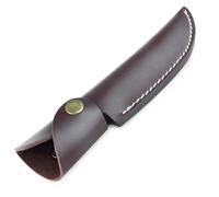 Gaine de Couteau en Cuir, Etui Droit de 22 cm, Etui Couteau PU avec Boucle de Ceinture et Boutons-Pression pour Hommes et Femmes
