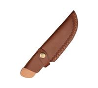 Gaine de couteaux de poche en cuir - Étui de transport compact avec fermeture à pression pour couteaux de poche avec boucle de ceinture