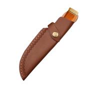 Gaine de couteaux de poche en cuir - Porte-couteaux pliable | Gaine en cuir de poche | Étui à couteaux pliable avec fermeture à pression pour couteaux de poche avec passant de ceinture