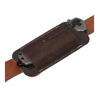 Gaine De Couteaux en Cuir, Étui Couteau Pliant Ceinture, Gaine De Couteaux Faits À La Main pour Ceinture, Étui De Couteau De Poche, Horizontal De 2,3x5 Pouces pour Camping Chasse