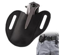 Gaine de couteaux pliable faite à la main pour homme, Noir , Polyuréthane | Pochette faite à la main avec clip de ceinture pour ranger la plupart des couteaux de poche pliants Cij Kershaw pour le