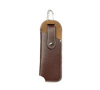 Gaine de découpe portable en cuir pour poches de ceinture, support pliable pour le camping, l'extérieur, étui de coupe pliable