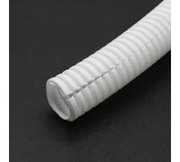 Gaine de faisceau de câbles en polyéthylène ondulé isolante 3M, manchons de câbles, couvercle de conduit de cordon, protection de ligne mécanique for voiture(White Open,OD 21mm)