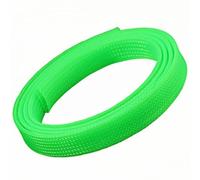Gaine de Fil Haute densité, Gaine tressée Extensible en Pet, Tube de Protection de Fil, Gestion de câbles (Green, 30mm)