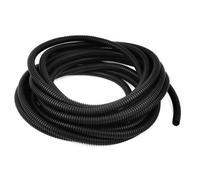 sourcing map Gaine Cable électrique Fil Protection 8 M 8 mm x 10 mm Plastique Flexible Conduit Ondulé Tube Protecteur pour Jardin, Industrie, Bureau Noir