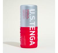 Gaine de masturbation 2-en-1 US Double Hole Cup Tenga - Blanc