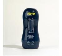 Masturbateur masculin Gaine de sensations Hector Passage du Désir - 100 % étanche - Blanc - Série 2