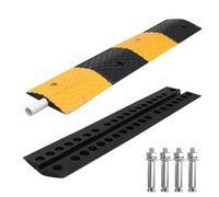 Gaine de Passage de Cable au Sol, Ralentisseur pour Allées, Ralentisseur Modulaire, Capacité de Charge de 990 Kg, Longueur de 98 cm(3x15x98cm/1.1x5.9x38in)