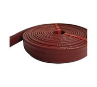 Gaine de protection de câble 45 mm pour températures extrêmes (25 mm/1 m) | Résistant jusqu'à 550 °C, en fibre de verre et silicone, diamètre intérieur de 25 mm, pour une chaleur extrême