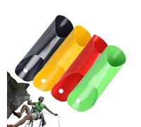 Gaine de protection de corde - Kit de housse en PVC durable anti-usure, lot de 4 câbles de voyage, économiseur d'équipement compact | Solution de défense de ligne sécurisée pour les ascensions de crag
