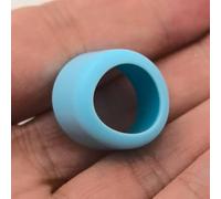 Gaine de protection en caoutchouc pour embouts hexagonaux de 6,35 mm pour embouts de tournevis, compatible avec et la plupart des marques, réduit l'usure, 15 x 16 mm (bleu)