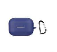 Gaine de protection en silicone pour Sony LinkBuds Clip WF-LC900 - Coque en caoutchouc pour un usage quotidien - Plusieurs couleurs disponibles - Taille exacte 60,9 x 53,3 x 37,2 mm (bleu foncé)