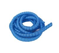 Gaine de protection en spirale pour câbles de 1/5 m - 8/10/14/16/20/25 mm - Bleu - 32 mm x 5 m