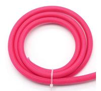 Gaine de protection extensible en PET de 4 mm for câbles tressés haute densité, idéale for la gestion et l'organisation des câbles.(UV Pink,20M)