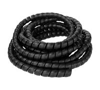 Gaine de Protection for câble et Fil de 5 m, résistante à l'usure, enroulée en Spirale.(Black,42mm)