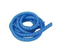 Gaine de Protection for câble et Fil de 5 m, résistante à l'usure, enroulée en Spirale.(Blue,32mm)