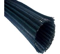 Gaine de rangement for câbles, gaine tressée extensible de 2 m de diamètre, 3 mm à 50 mm, en PET, à fermeture automatique, isolée, flexible, for protection des câbles