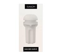 Gaine de rechange pour masturbateur Sam Neo - Blanc