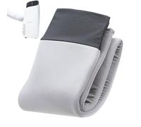 Gaine de tuyau de climatisation portable résistante à la chaleur avec bande élastique, housse d'isolation de tuyau de climatisation mobile pour tuyau d'échappement de 14 cm