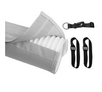 Gaine d'isolation pour tuyau de climatisation - Protection UV flexible avec sangles réglables - Isolation du tuyau d'échappement AC - Pour dortoir d'étudiant, appartement, chambre d'hôtel, salle de