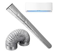 Gaine D'isolation Pour Tuyaux, Manchon de Protection contre les Brûlures pour Cheminée, Gaine Protectrice Imperméable pour Poêle, Cheminée, Jardin, Camping-Car, Chauffage et Irrigation