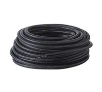 Gaine électrique icta noire annelée en polyoléfine avec fil de tirage (25 mm / 100 mètres)