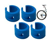 Gaine en caoutchouc - Cadre de vélo de 4 pièces, enroulement de chaîne flexible | Matériau absorbant les chocs Prise en main sûre Couverture durable, Bouclier de cyclisme pratique