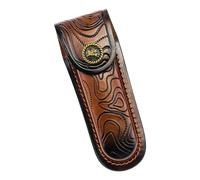 Gaine en cuir de qualité supérieure pour couteaux pliants, ceinture, boucles de ceinture, housse de protection pour la chasse et le camping, pochettes de rangement avec clip de ceinture