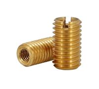 Gaine En Laiton M2 M3 M4 M5 M6 M8 M10 M12 M16, Manchons D'insertion De Filetage, Adaptateur Intérieur Et Extérieur, Écrou Réducteur Transfert Vis, 2/4/6 Pièces(M5 x M8 x L5 (6pcs))