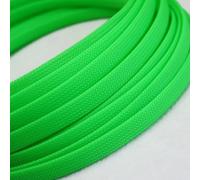 Gaine Extensible colorée en Pet for câbles - Gaine de Presse-étoupe Haute densité, 2 mm à 50 mm, enroulement spiralé(Green,10mmx10m)