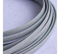 Gaine Extensible colorée en Pet for câbles - Gaine de Presse-étoupe Haute densité, 2 mm à 50 mm, enroulement spiralé(Gray,3mmx5m)