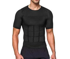 Gaine Homme Ventre Plat Percko Débardeur Gainant Perko Tshirt Mal De Dos Debardeurs Debardeur Compression Shirt pour Sport Powershape Shape T-Shirt T Tee Coton Maillots Corps Sportswear