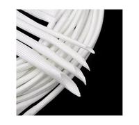 Gaine Isolante en Fibre de Verre Haute température (1 m - 1-50 mm de diamètre), résistante à la Chaleur jusqu'à 600 °C, for la Protection des câbles(4mm)