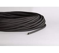 Gaine isolante en fibre de verre, ignifuge, diamètre 8 mm, noir, hautes températures 550 °C, isolation électrique 800 V, 10 mètres