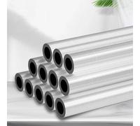 Gaine isolante en mousse pré-découpée et autocollante avec feuille d'aluminium, 1 tube de protection contre le gel la chaleur, for tuyaux intérieurs extérieurs(1.34x1.2in)