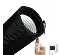 Gaine Isolante Pour Flexible De Clim, Gaine Isolante Climatisation, Gaines Isolée Imperméable Lavable, Été Extérieur Intérieur Fenêtre Garage Camping-Car Maison Appartement (1PC Noir)
