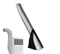 Gaine isolante pour tuyau d'évacuation d'air - Protection thermique - Protection contre la poussière polyvalente pour la maison, le dortoir, l'hôtel