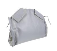 Gaine Isolante pour Tuyaux, Couverture Thermique Amovible à Boucles | Température, Installation Rapide, pour Raccords à Bride et Sections, Coton et Silicate D'aluminium