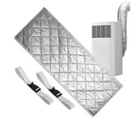 Gaine isolante pour tuyaux, manchon anti-brûlure pour tuyauterie climatisation, manchon isolant imperméable pour chauffage hydraulique CVC poêle de jardin four