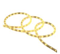 Gaine LED Ronde 220V AC 36 LED/m Blanc Chaud IP65 sur Mesure Coupe Tous les 100cm 10 m