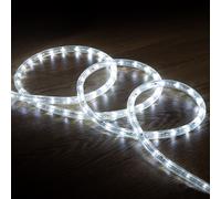 Gaine Led Ronde 220v Ac 36 Led/M Blanc Froid Ip65 Sur Mesure Coupe Tous Les 100cm 1 M