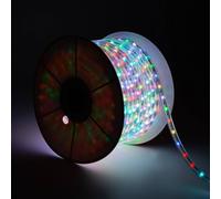 Gaine Led Ronde 220v Rgb 36 Led/M Bobine 50m Coupe 100cm Ip65 Rgb