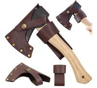 Gaine Multitool en Cuir, Gaine de Hache de Guerre, Hache Poule à Acier Froid avec Une Boucle Taille, Outils Jardinage Protection pour Les éléments Essentiels du bûcheron, Acier Froid