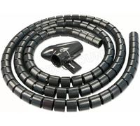 Gaîne Organisateur de câbles Lindy 5mx25mm (Noir)