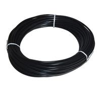 Gaine plastifiée en rouleau de 50 mètres Ø: ext: 6mm Ø int: 3mm